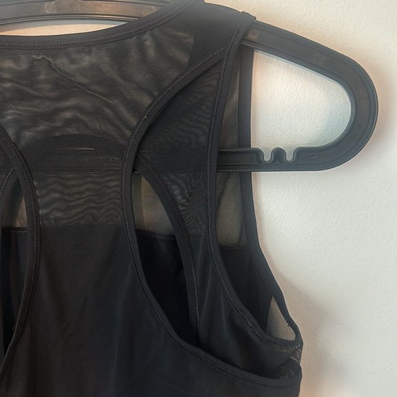 Black Lululemon Tank Top with Mesh Details - Picture 4 of 5